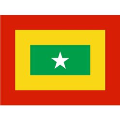 Barranquilla Kolumbie – stolní vlaječka 10 x 15cm