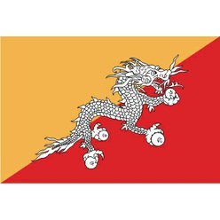 Bhutan – stolní vlaječka 10 x 15cm