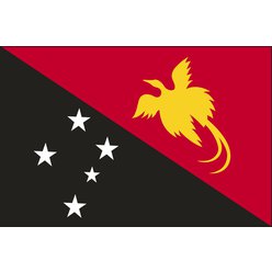 Papua - Nová Guinea rozměr 60x90cm, materiál 100% PESh, disperzní tisk