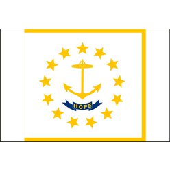 Rhode Island USA rozměr 100 x 150cm, materiál 100%PESh, disperzní tisk