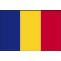 Rumunsko - člen EU a NATO rozměr 100 x 150cm, materiál 100%PESh, disperzní tisk